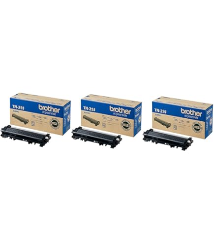 Amazon.co.jp: BROTHER TN-29J / TN29J トナーカートリッジ 純正品 2本